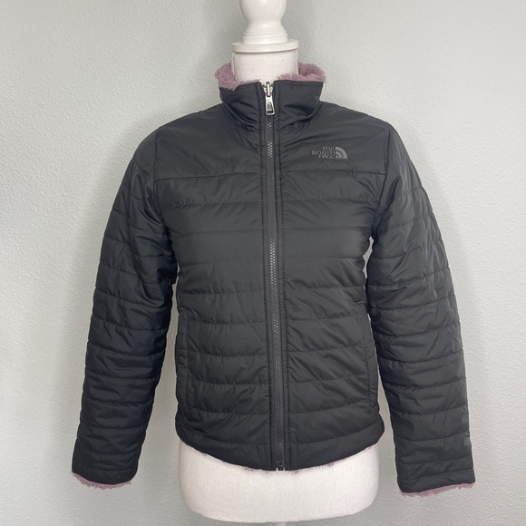The North Face Reversible Mossbud Jacket, Size L - Picture 2 of 8